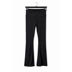 KIMBERLYC Black Flare Yoga Pants Sz Small High Waist Bootcut Leggings Athleisure